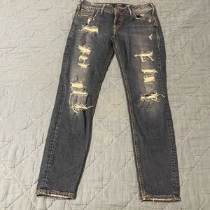 Silver Jeans Co. Suki Skinny Distressed Jeans – Women’s 30x29